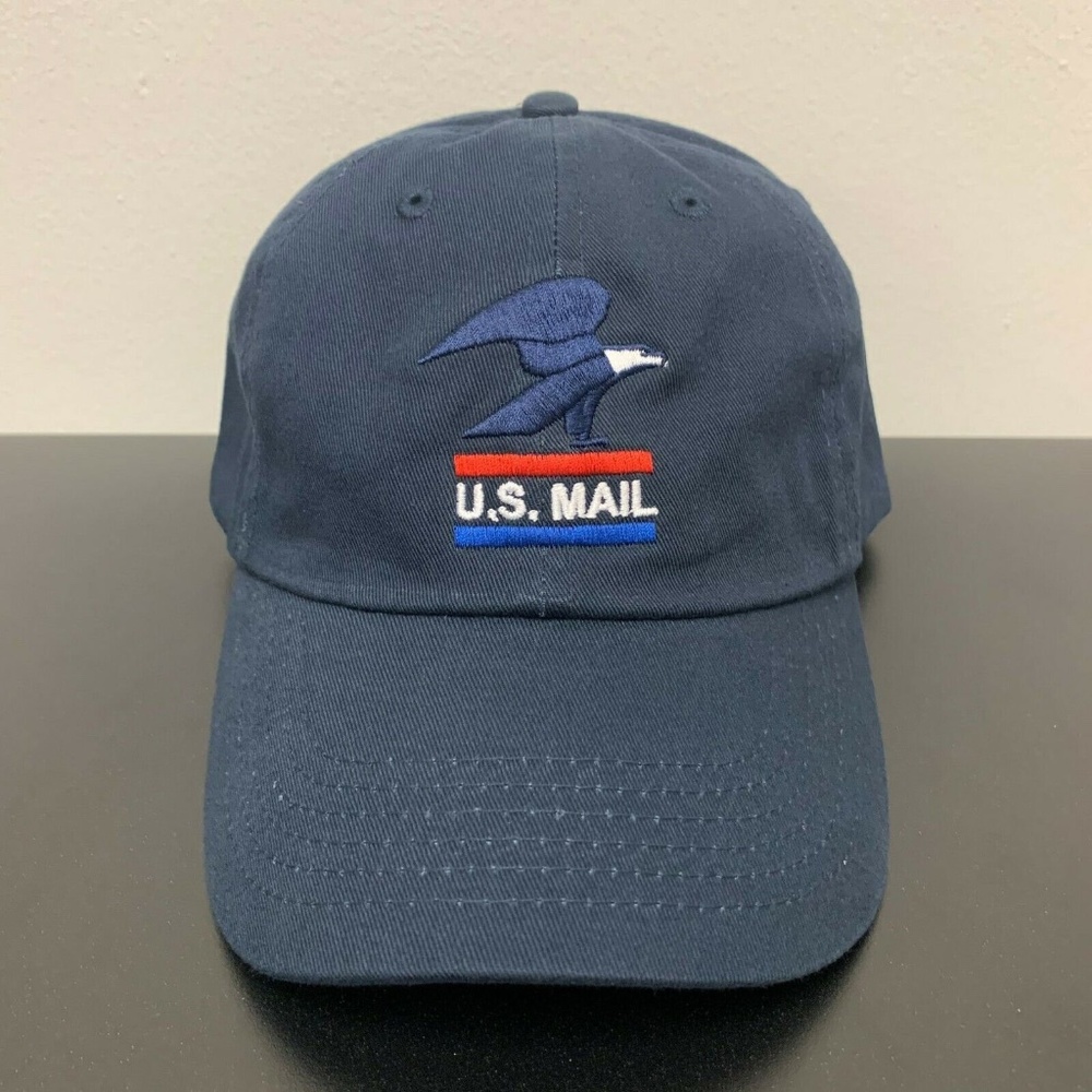USPS Retro Unstructured Hat Baseball Cap United States Postal Office Navy